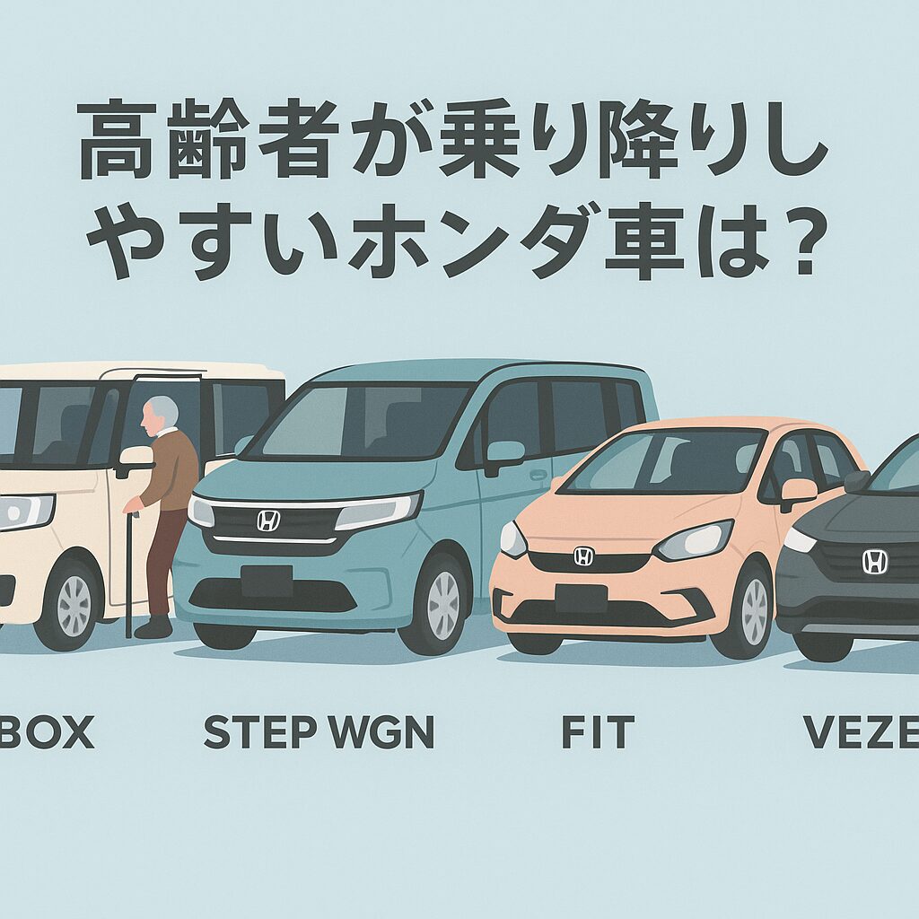 高齢者が乗り降りしやすいホンダ車は？