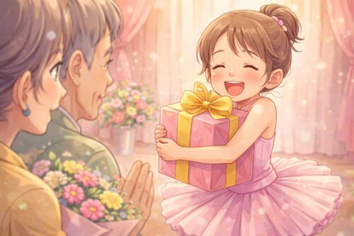 バレエ発表会でもらって嬉しいものは何ですか？