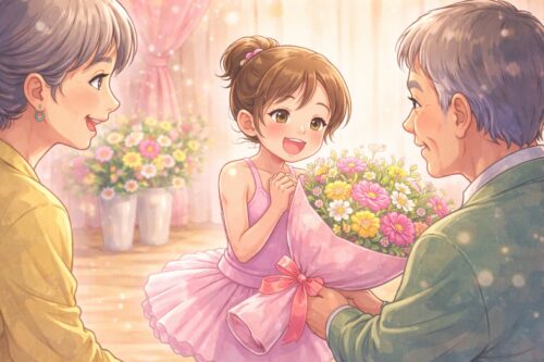 バレエの発表会で贈るお花は？