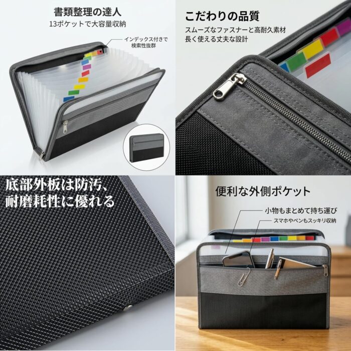 alt="使わなくなった診察券や古い領収書、不要なメモなどを整理して保管しておくアイテムの図"
