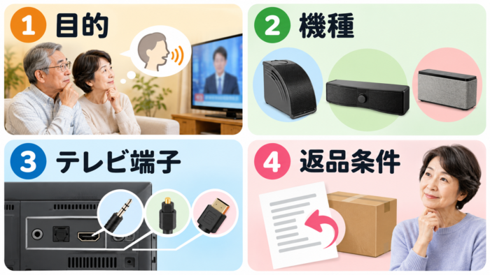 ミライスピーカー購入前に確認したい4つのポイント