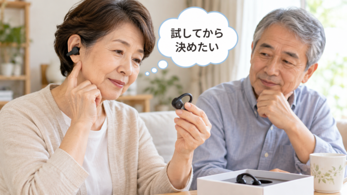 ミライスピーカーEarを購入前に確認したい人のイメージ